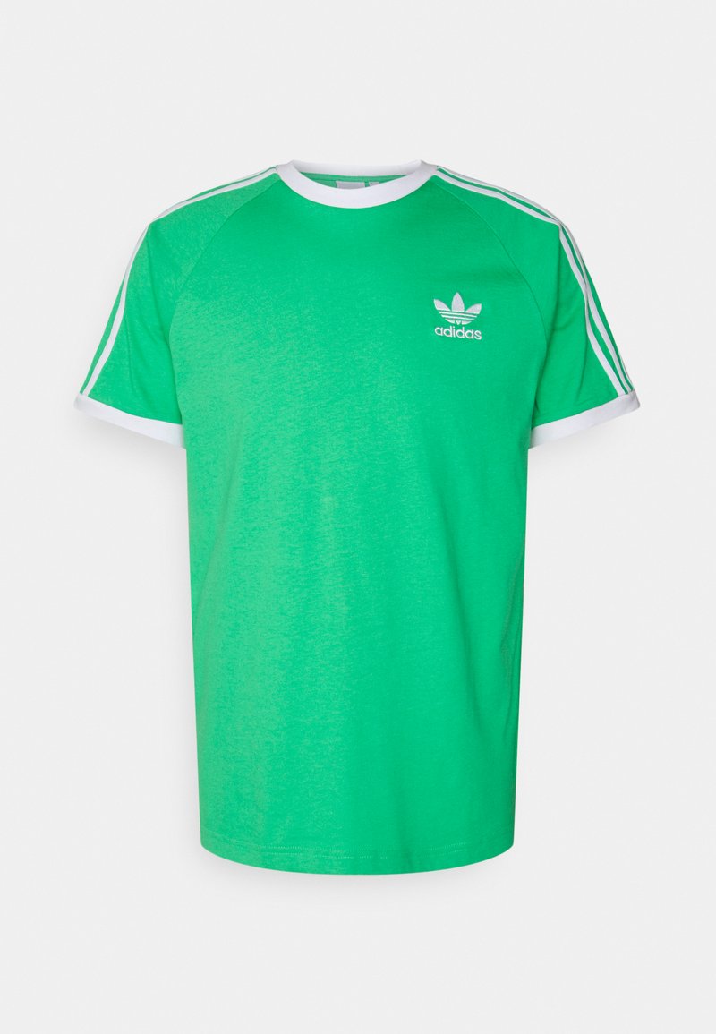 adidas Originals STRIPES TEE UNISEX - Marškinėliai su spaudiniu - semi screaming green