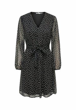 ONLY, ONLCERA 3/4 SHORT DRESS WVN NOOS - Blusenkleid - black