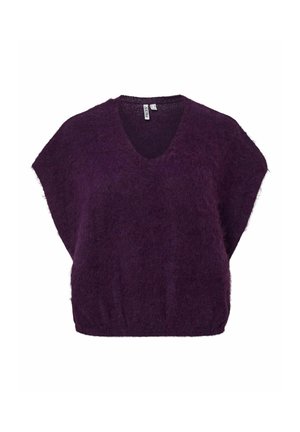 Pieces, KNITTED VEST PCALLIE - T-shirt basique - acai