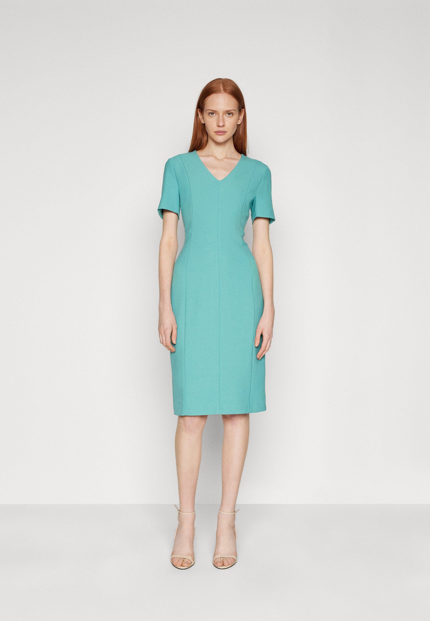BOSS DAMAISA - Jersey dress - open blue/blue - Zalando