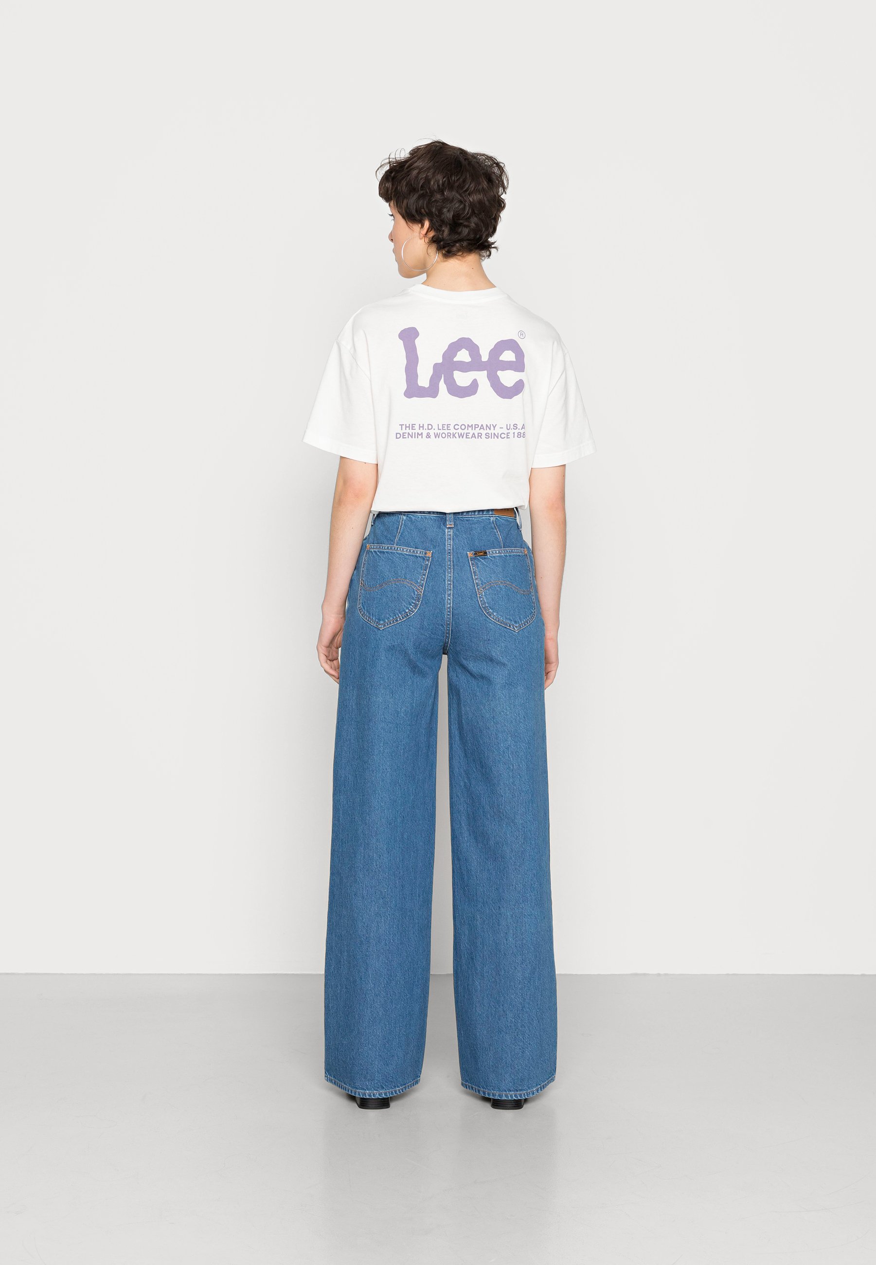 Lee STELLA A LINE - Flared Jeans - stonewash ava/blauw denim/bluedenim -  Zalando.be