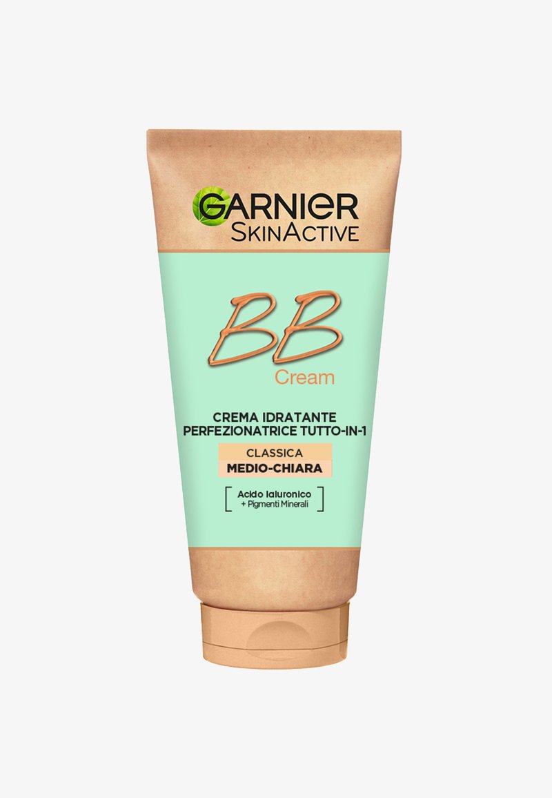 Garnier - BB CREAM CLASSICA SKINACTIVE PER PELLE UNIFORME E IDRATATA LOOK NATURALE ARRICCHITA CON ACIDO IALURONICO ALOE VERA E PIGMENTI MINERALI SPF 25 - BB Creme, Ingrandire