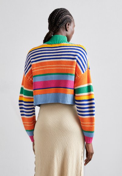 STAUD CROPPED HAMPTON - Neule - multi bayadere