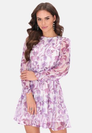 Jurk - violet multicolor