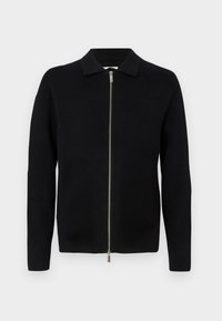 SLHMIKE LIGHT FULL ZIP CARDIGAN - Cardigan - black