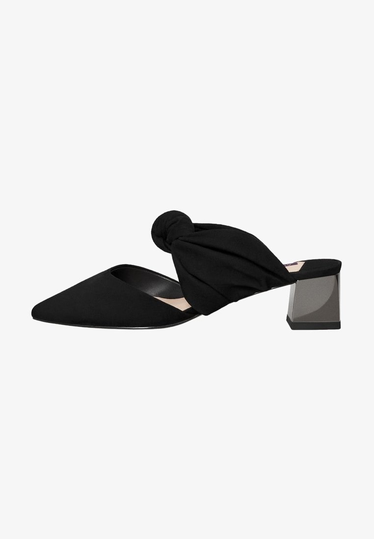 Violeta by Mango Ciabattine con tacco - black
