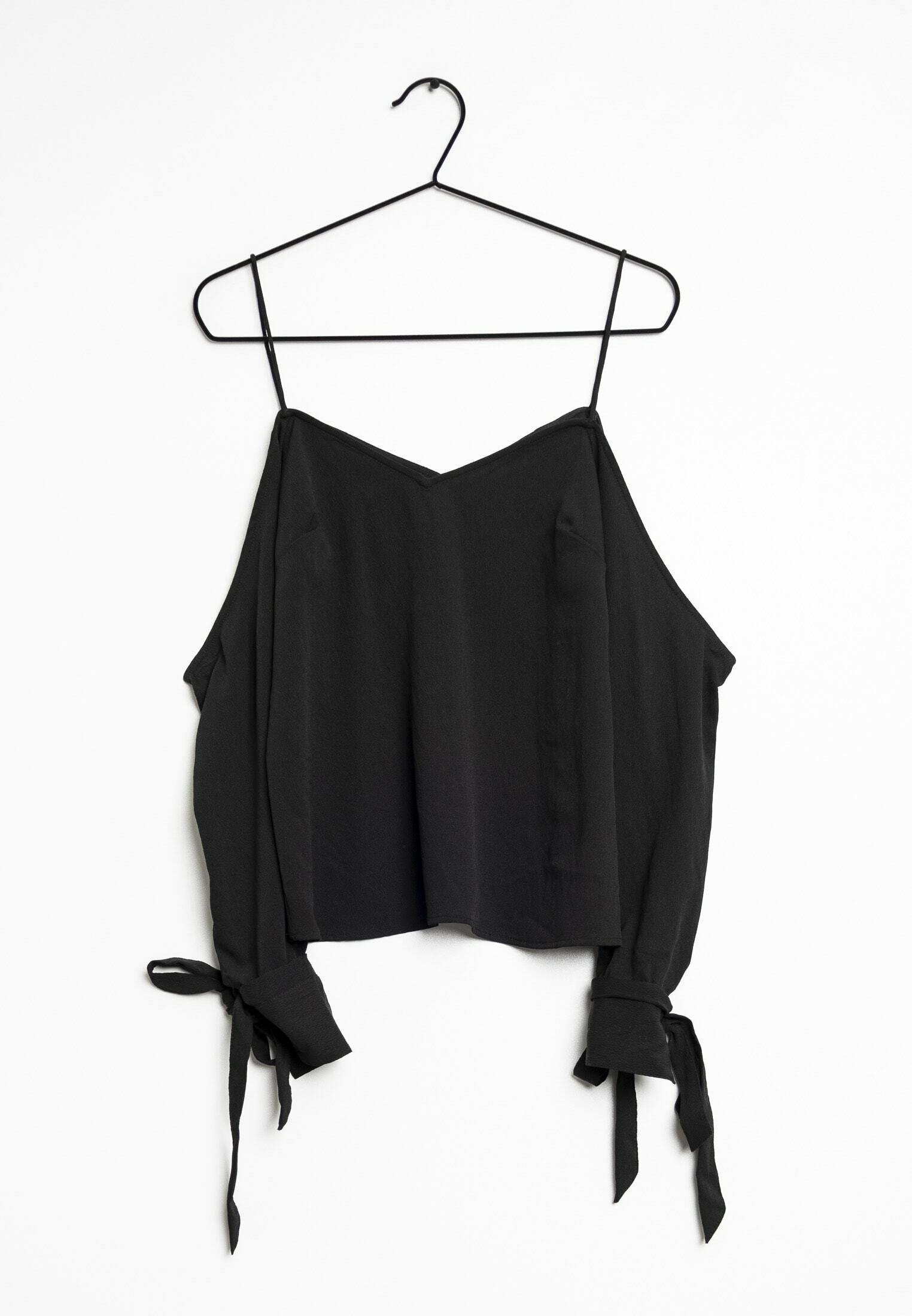 asos black blouse