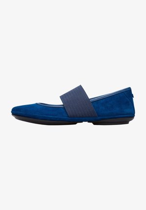RIGHT NINA - Ankle strap ballet pumps - blau