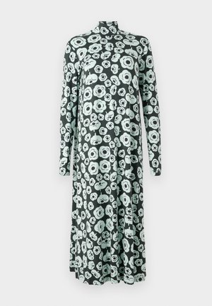 Marimekko CAVEA TUMMA - Jerseykjole - dark green/turquoise/black
