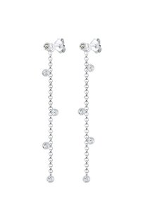 Elli SPARKLING BASIC GEO - MIT KRISTALLEN VON SWAROVSKI® - Ohrringe - silberfarben