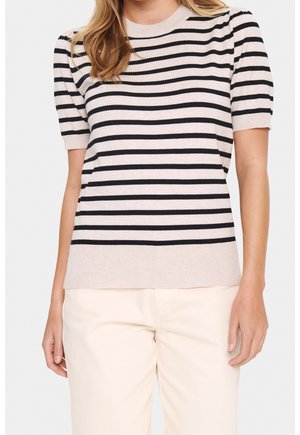 T-shirt con stampa - beige