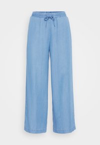 Vero Moda Petite VMBREE LONG LOOSE PANTS  - Auduma bikses - medium blue