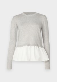VMJOSE O NECK PULLOVER - Pulover - light grey