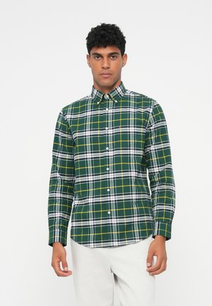 CHECK SHIRT - Shirt - ornamental green