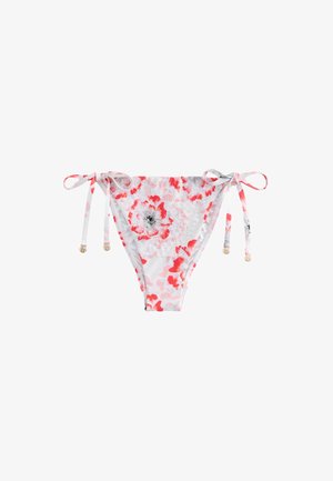 B by Ted Baker, TIE SIDE FIT - FLORAL WAIST - Bas de bikini - white