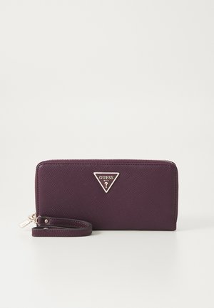 LAUREL LARGE ZIP AROUND - Portafoglio - aubergine