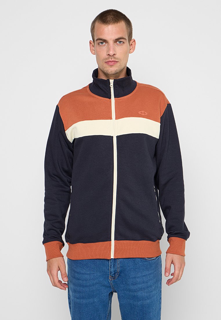 INDICODE JEANS Sweater met rits grijs INDICODE JEANS Sweater met rits grijs