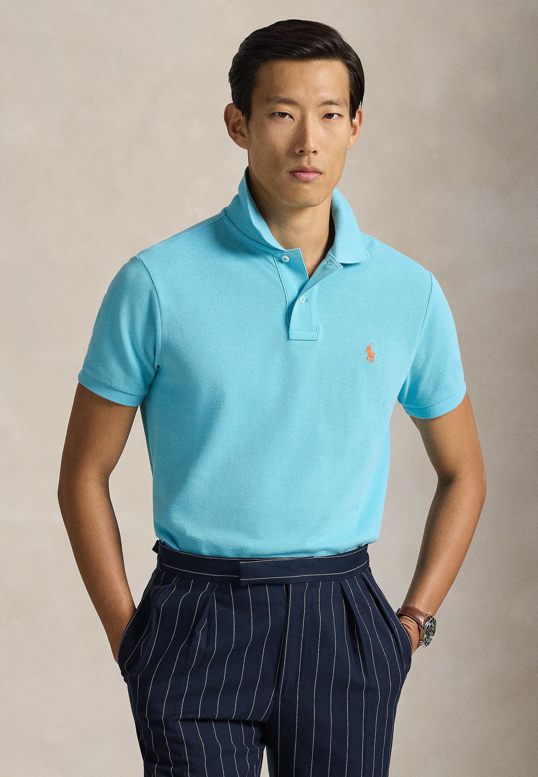 Polo Ralph Lauren SLIM FIT POLO SHIRT - Polo - perfect turquoise