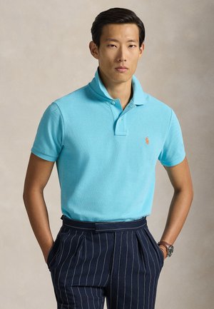 SLIM FIT POLO SHIRT - Poloskjorter - perfect turquoise