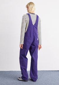 Carhartt WIP BIB OVERALL STRAIGHT - Peto - aura rinsed