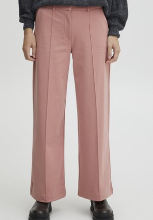 IHKATE SUS OFFICE WIDE PA - Trousers - ash rose