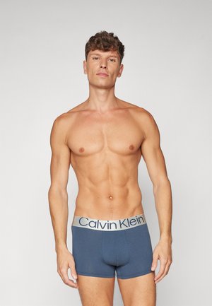 Calvin Klein Underwear, TRUNK 3 PACK CKR STEEL COTTON - Boxer aderenti - hemisphere blue/troposphere/convoy