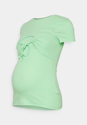 Even&Odd Maternity CIRCLE GATHERING TEE - Βασικό μπλουζάκι - green