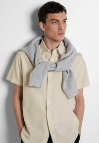 Selected Homme KURZÄRMELIG - Košile - pure cashmere