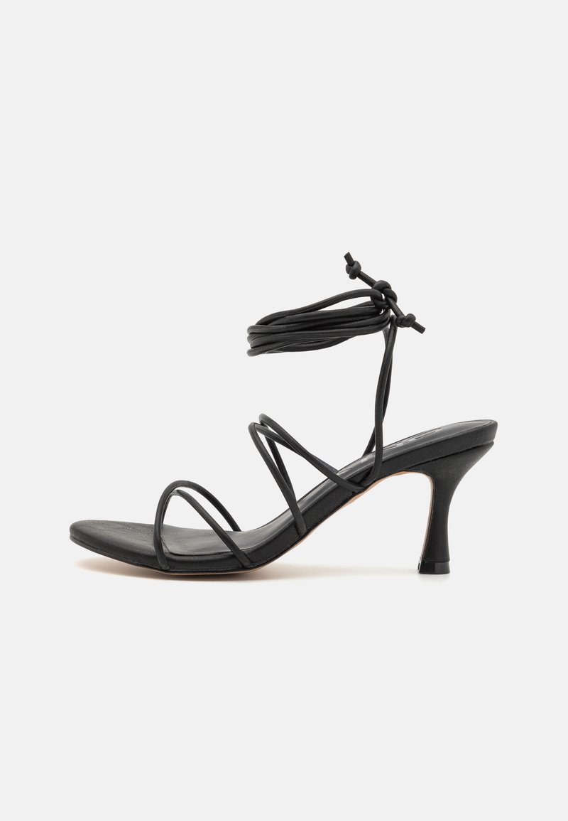 ONLY SHOES ONLARIA ANKLE WRAP HEELED - Sandali - black