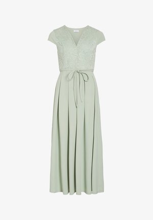 VILA, VICLARA V NECK ANKLE DRESS - Day dress - smoke green