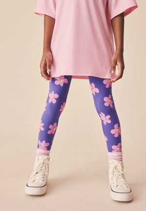 Next, REGULAR FIT - LEGGINGS  . - Leggings - purple pink flower