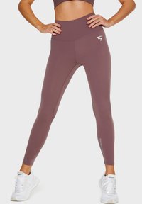 SQUATPROOF - SENSES+ - Leggingsit - grey purple Pienoiskuva 1