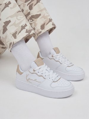 Karl Kani UP LOGO - Sneakers - white beige