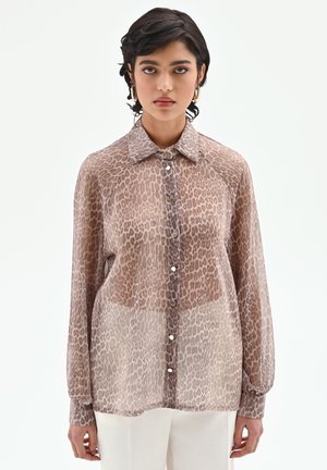 STAMPA ANIMALIER  - Camicia - var beige turtle