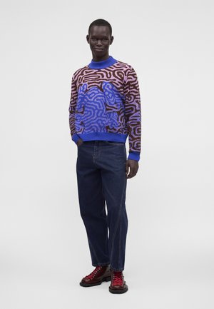 Henrik Vibskov, LABYRINTH SWEATER UNISEX - Striktrøje - blue frog