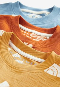 Next 3 PACK  REGULAR FIT - Pižamos komplektas - blue yellow rust waves