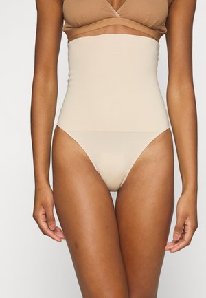 TAME YOUR TUMMY HIGH WAIST THONG - Tanga - nude