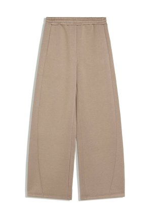 Bershka, SCUBA BARREL FIT TROUSERS - Pantalon de survêtement - sand