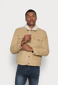 Levi's® - TYPE TRUCKER - Chaqueta de entretiempo - beige Imagen en miniatura 1