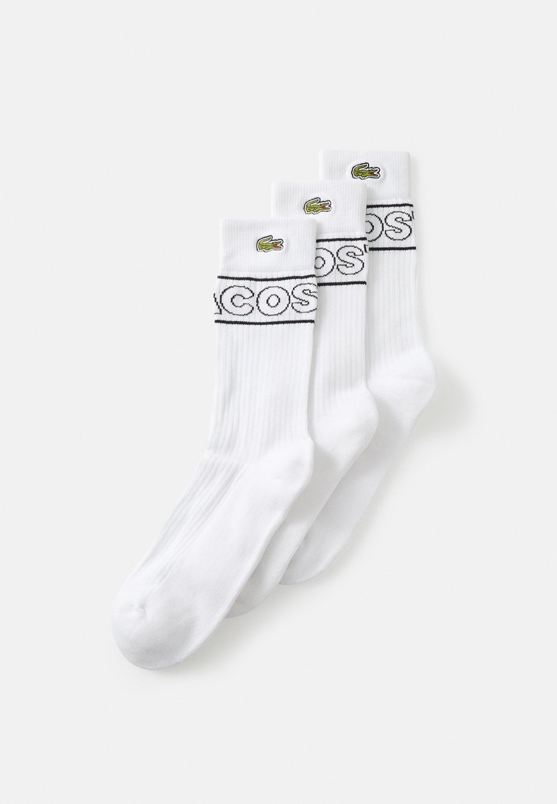 Lacoste 3PACK - Calcetines - white