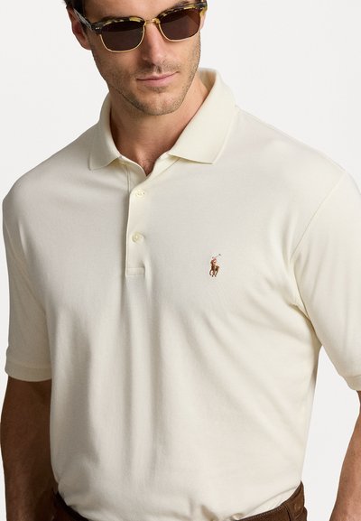 Polo Ralph Lauren Big & Tall SOFT COTTON POLO SHIRT - Polotričko - parchment cream