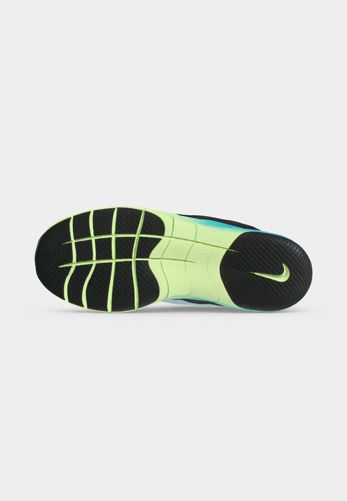 Nike FREE RIDE UNISEX - Road running shoes - glacier blue/black/light current blue/barely volt — photo 6