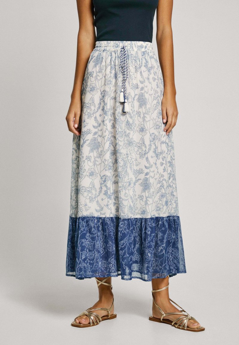 Pepe Jeans - DALIA - Maxisukňa - steel blue, Zväčšiť