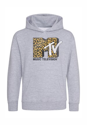 MTV CHEETA LOGO - Mikina s kapucí - heather grey