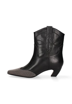 Bottines de cowboy / motard - black