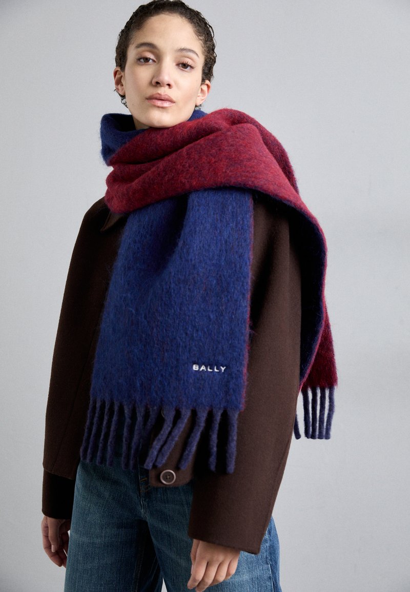 Bally SCARF - Scarf - marine/candy red