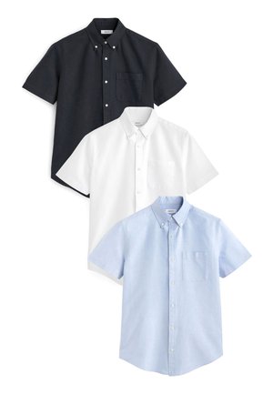 Next SHORT SLEEVE OXFORD SHIRTS - Skjorter - white blue navy pack