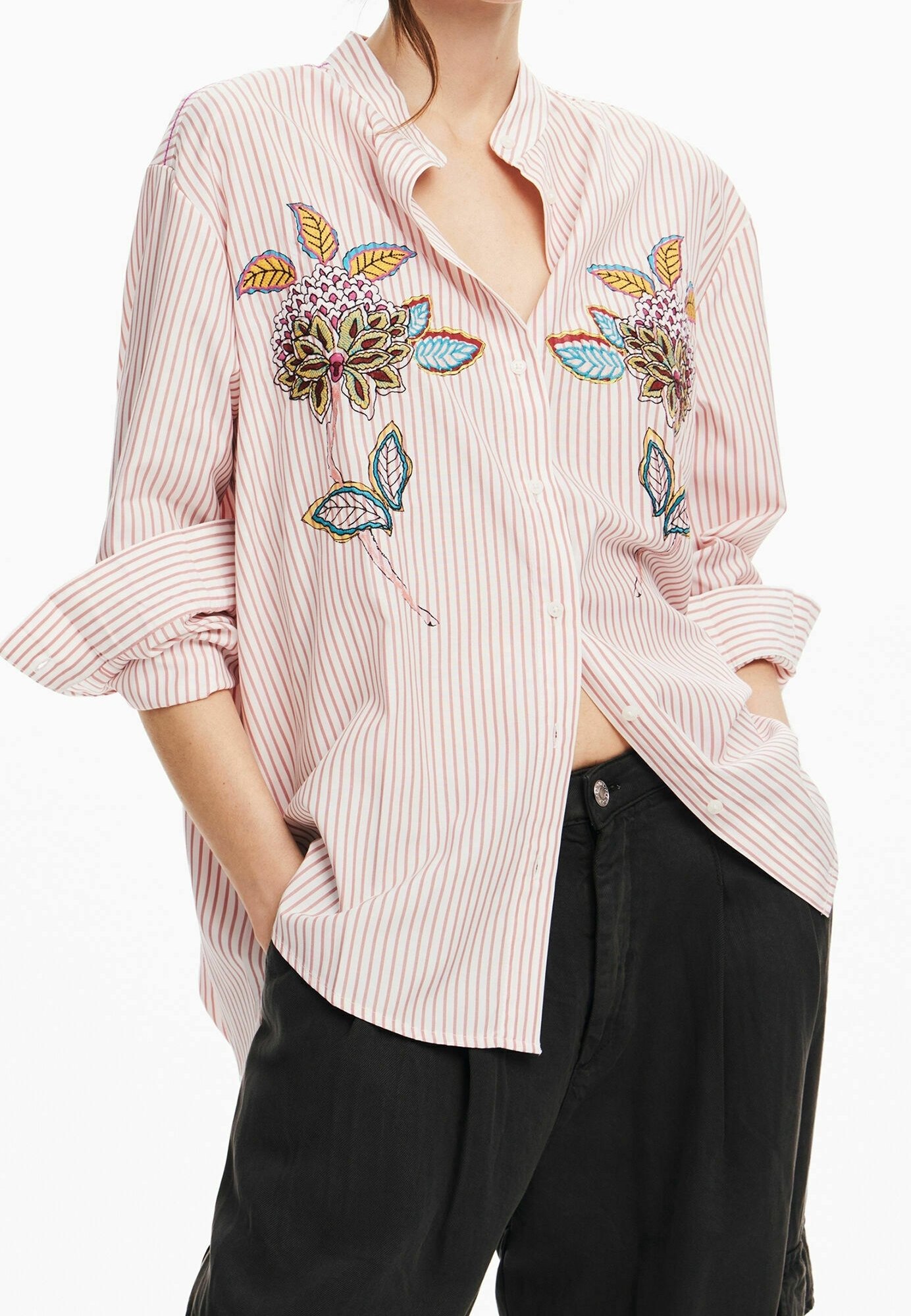 Chemise Tunique Desigual Sully Pour Femme - Modèle 17B2326 Coloris Bleu 5109 - Neuf Avec étiquettes En Coton