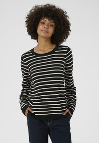 Culture Maglione - black whitecap stripe
