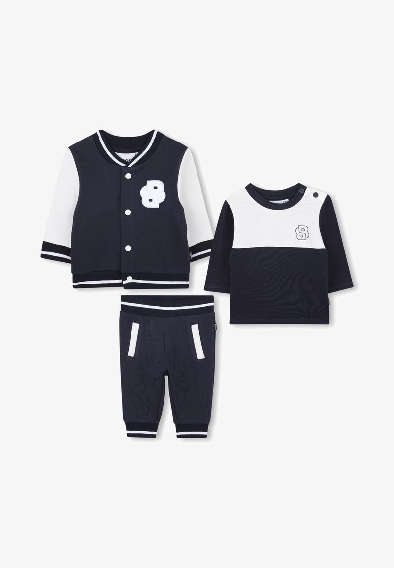 BOSS Kidswear SET - Casaco de malha - navy